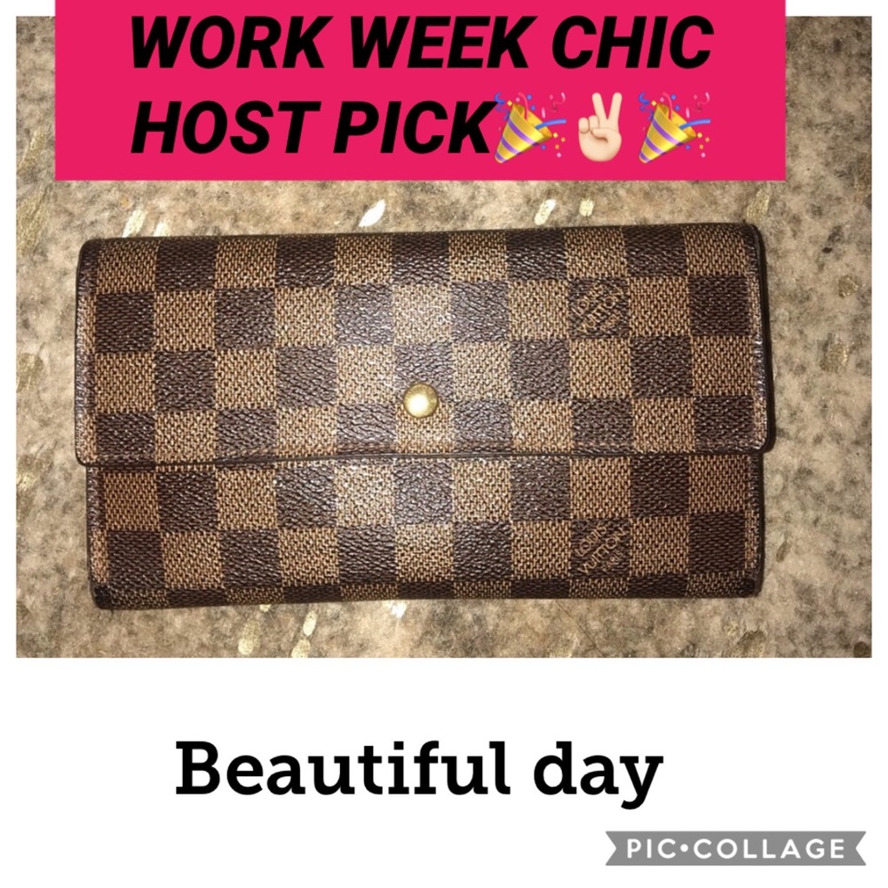 Certified AUTH. LV Porte Tresor Damier Wallet